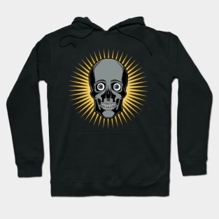 Happy Go Lucky Smiling Skull Hoodie